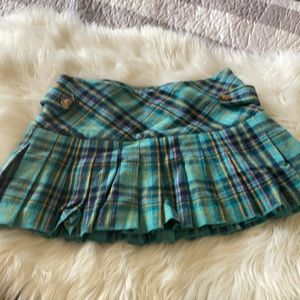 Checkerd mini skirt